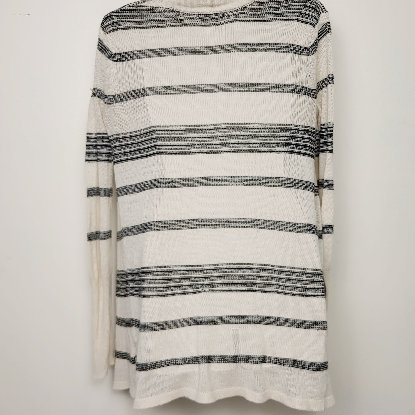 MFTZ2 - BB Dakota lightweight striped open cardigan sweater. Size XS