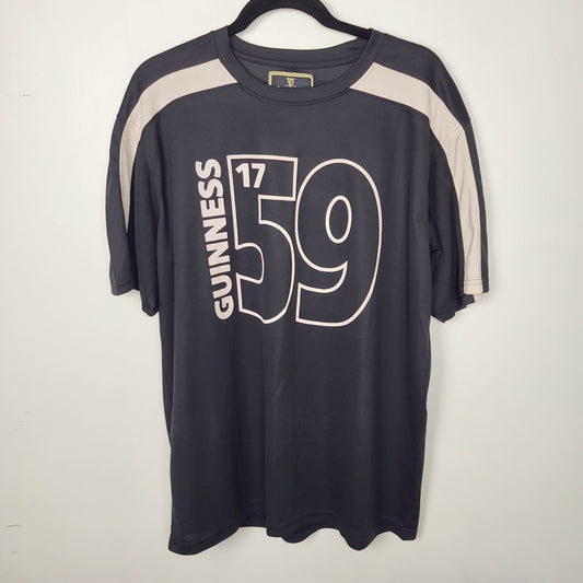 JUDR1 - Guinness 1759 jersey style t-shirt. Men's size large