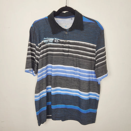 JUDR1 - Point Zero collared t-shirt. Men's size XL (measures more like a large)