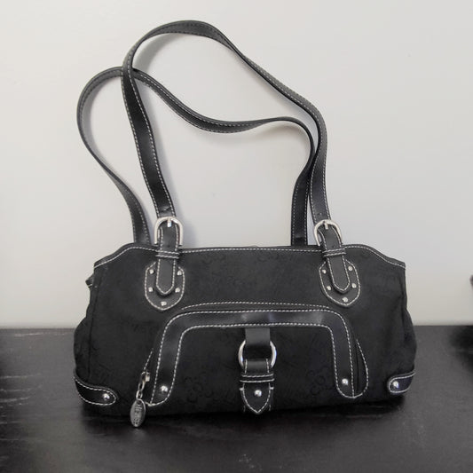 JUDR1 - Liz Claiborne black signature Liz and Co handbag