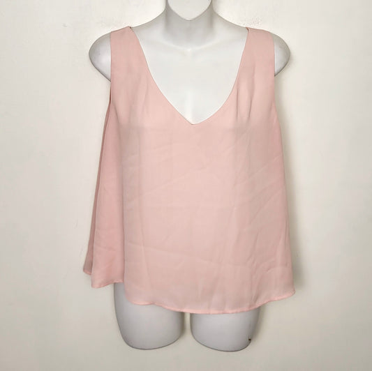 BBIN2 - Sugar Rain light pink sleeveless top. Size large