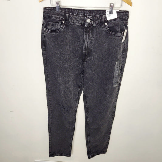 BBIN2 - NEW - Aeropostale black mom jeans. Size 12 Long
