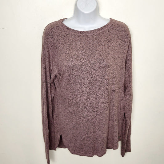 CSEB2 - Eclipse purple-pink lightweight long sleeve sweater. Size small