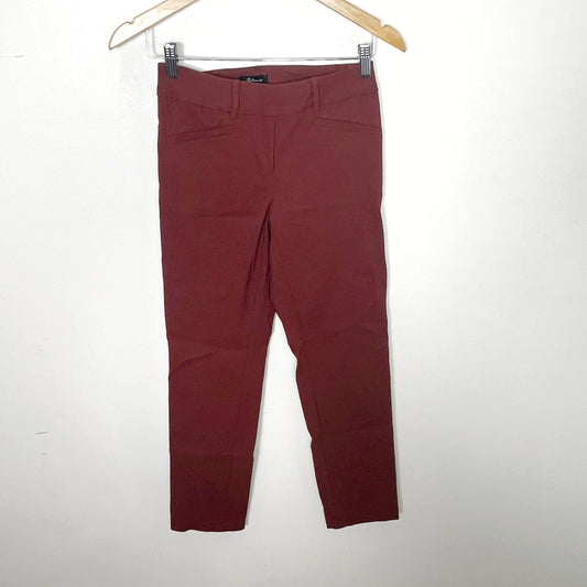 KMRY1- Reitmans terracotta "Iconic" trousers. Size 6 PETITE