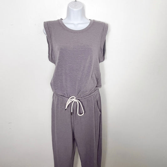 KMRY1 - Gilli light purple drawstring jumpsuit. Size medium