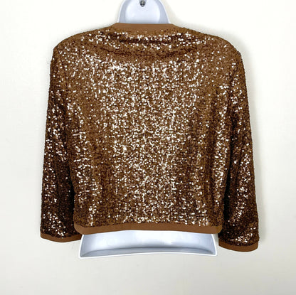 KMRY1 - Forever 21 sequin mesh jacket. Size small