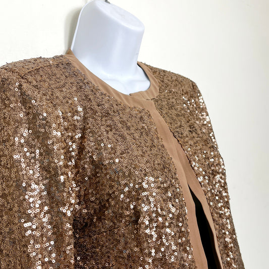 KMRY1 - Forever 21 sequin mesh jacket. Size small