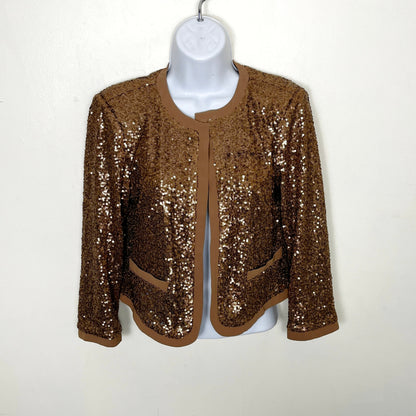 KMRY1 - Forever 21 sequin mesh jacket. Size small