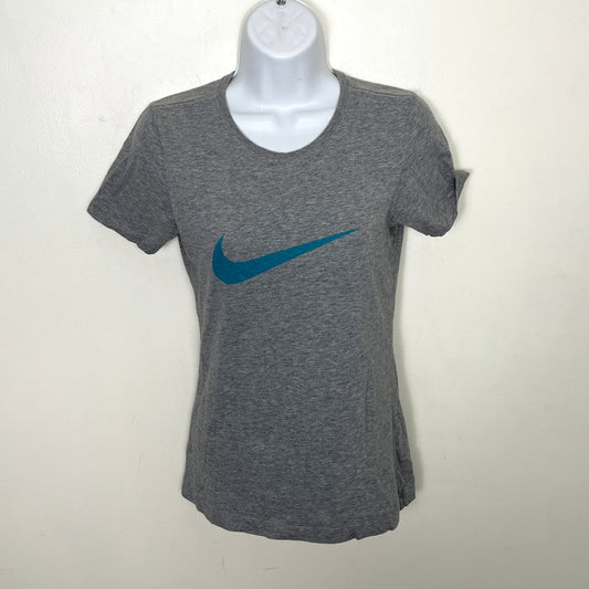 KMRY1 - Nike grey slim fit logo t-shirt. Size small