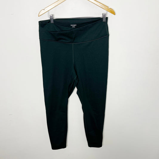 NOFF1 - Old Navy green "Cloud Comfy" leggings. Size XL TALL