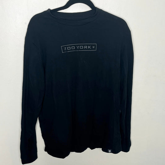 NOFF1 - Zoo York black long sleeved top. Men's size medium