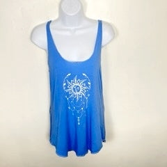 CBURD - Westcoast Karma bamboo tank top with sun. Says XL but measures more like a Medium