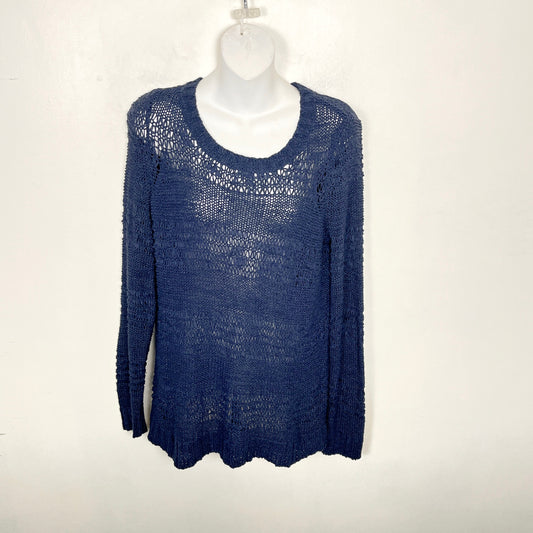 MBRS2 - Nosiy May blue loose knit sweater. Size medium