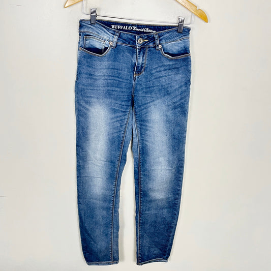 KMRY2 - Buffalo David Bitton distressed "Mellow" mid-rise boyfriend jeans. Size 25