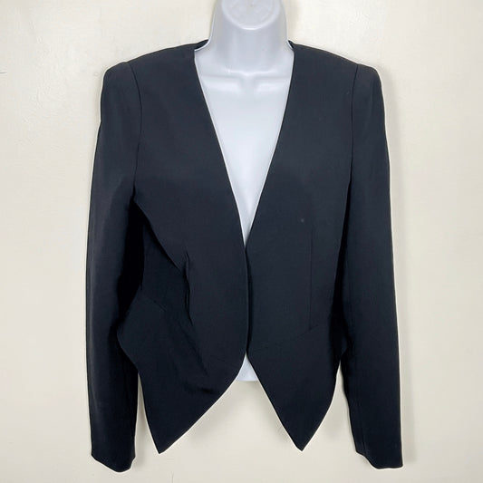 KMRY2 - Black Label black tuxedo style blazer. Size small
