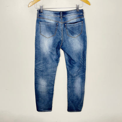 KMRY2 - Buffalo David Bitton distressed "Mellow" mid-rise boyfriend jeans. Size 25