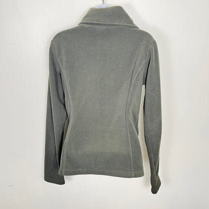 KMRY2 - Bench green cowl neck zip fleece jacket. Size medium