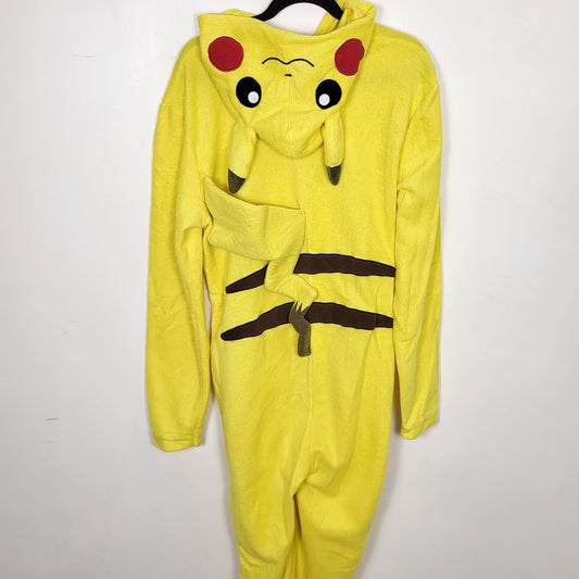 JECH1 - Pokemon Pikachu hooded fleece onesie. Size XL