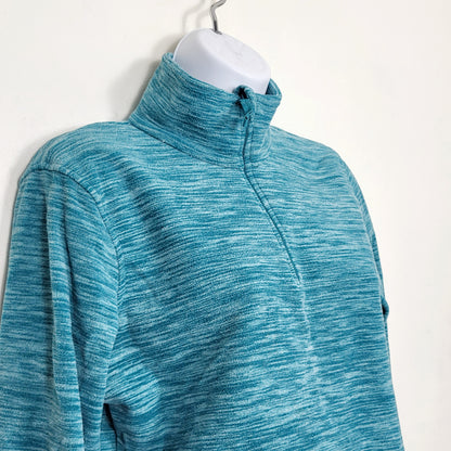 JECH1 - Mountain Warehouse teal half zip fleece pullover. Size small