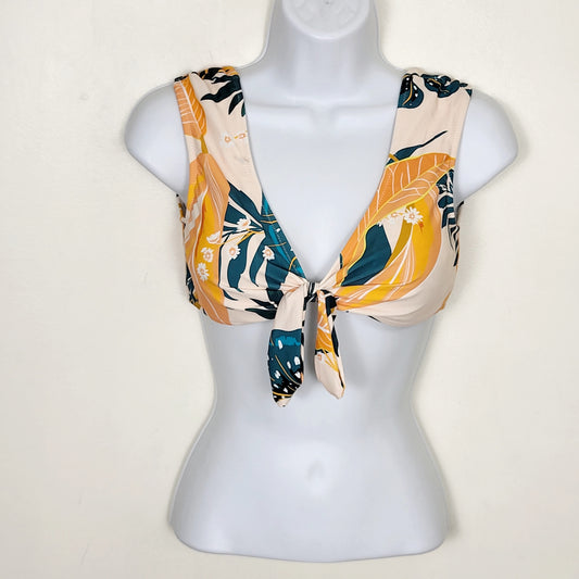 JECH1 - Cupshe Hawaiian print swimsuit top. Size medium