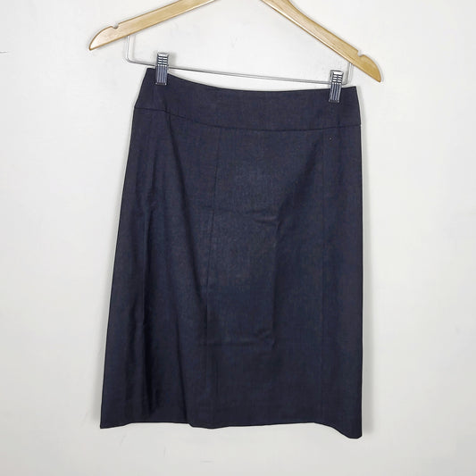 JECH1 - RW and Co charcoal grey "Patricia" A-line skirt. Size 2