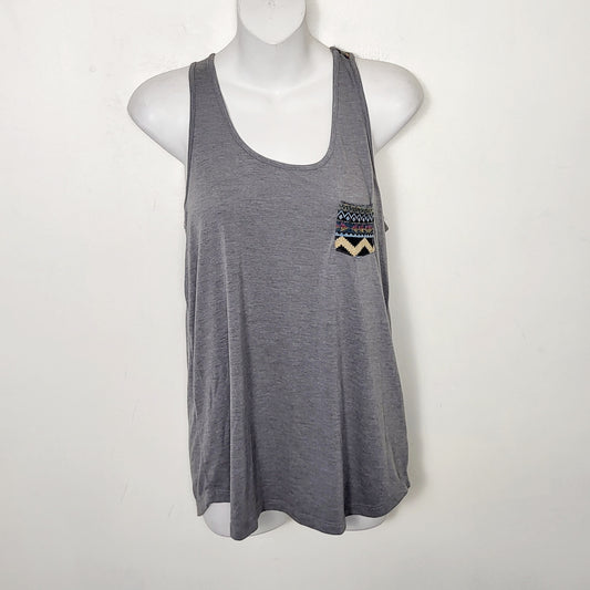 CFTZ - Kismet grey tank top. Size small