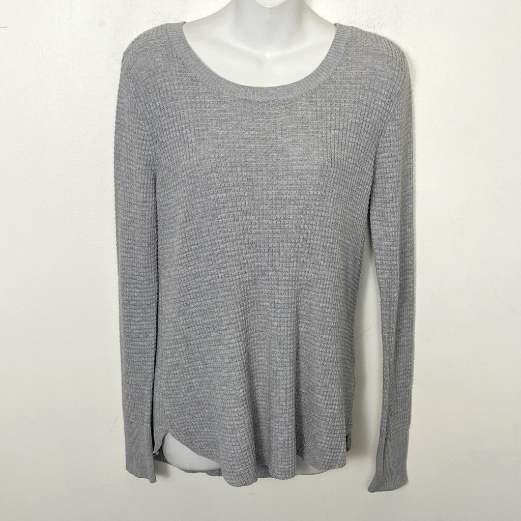 CFTZ - Kismet grey waffle knit top. Size medium