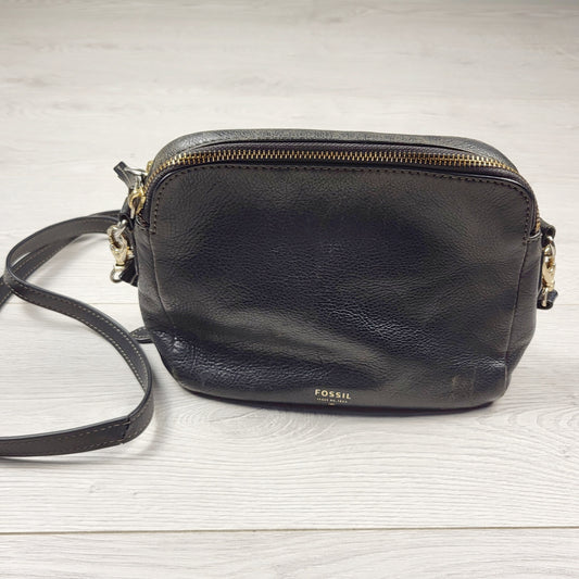 CFTZ2 - Fossil leather leather Syndey mini crossbody bag.