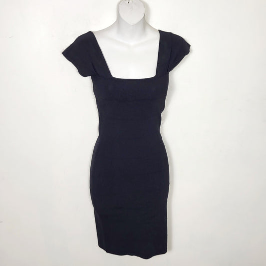 KMRY2 - Max Studio black bandage bodycon dress. Size XS