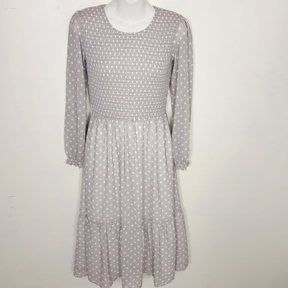 CKLB1 - NEW - Mad About Style X Jilly Box "Grace" Birch Dot Midi Dress. Size small