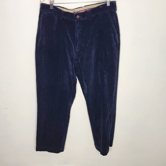 CKLB1 - Polo Ralph Lauren navy straight leg corduroy trousers. Men's size 36/30
