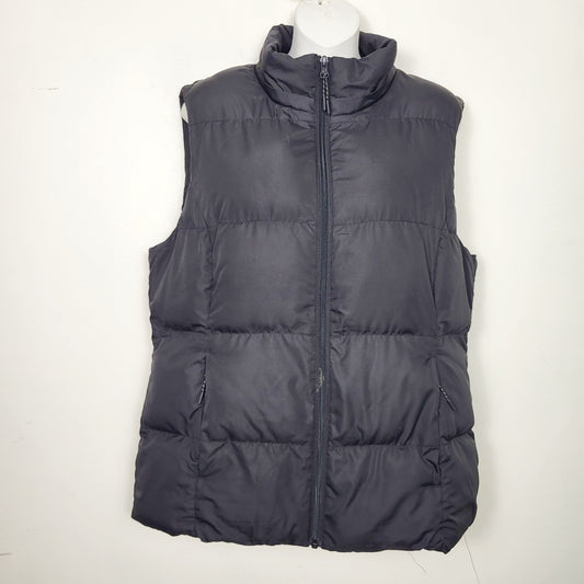AGLL1 - Mountain Warehouse black puffer vest. Size 10