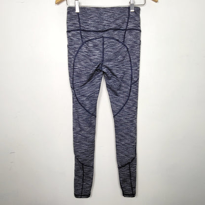 MVLK - Victoria Secret Sport blue marled cropped leggings. Size small