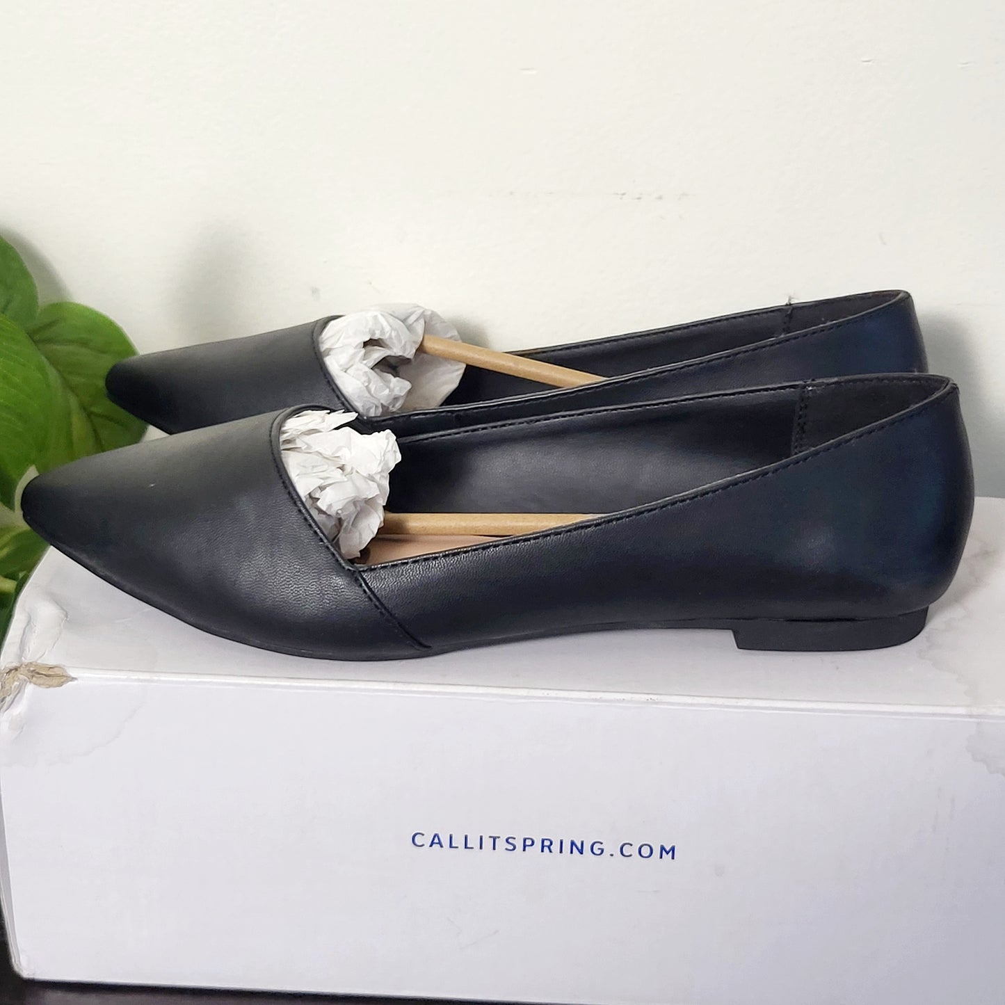 MVLK1 - NEW - Call It Spring black "Taitensis" ballerina flats. Size 8.5