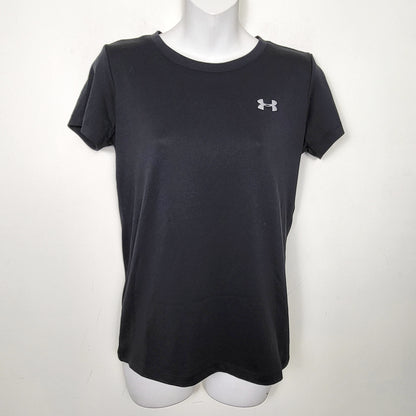 DZAV1 - Under Armour black loose fit heat gear t-shirt. Size XS
