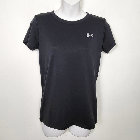 DZAV1 - Under Armour black loose fit heat gear t-shirt. Size XS