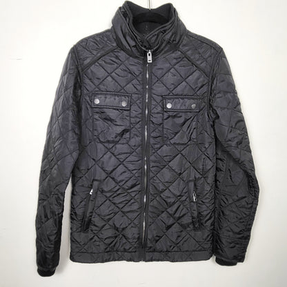 DZAV1 - Old Khaki black fleece lined quilted jacket. Size XS