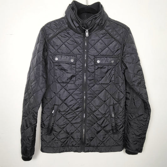 DZAV1 - Old Khaki black fleece lined quilted jacket. Size XS