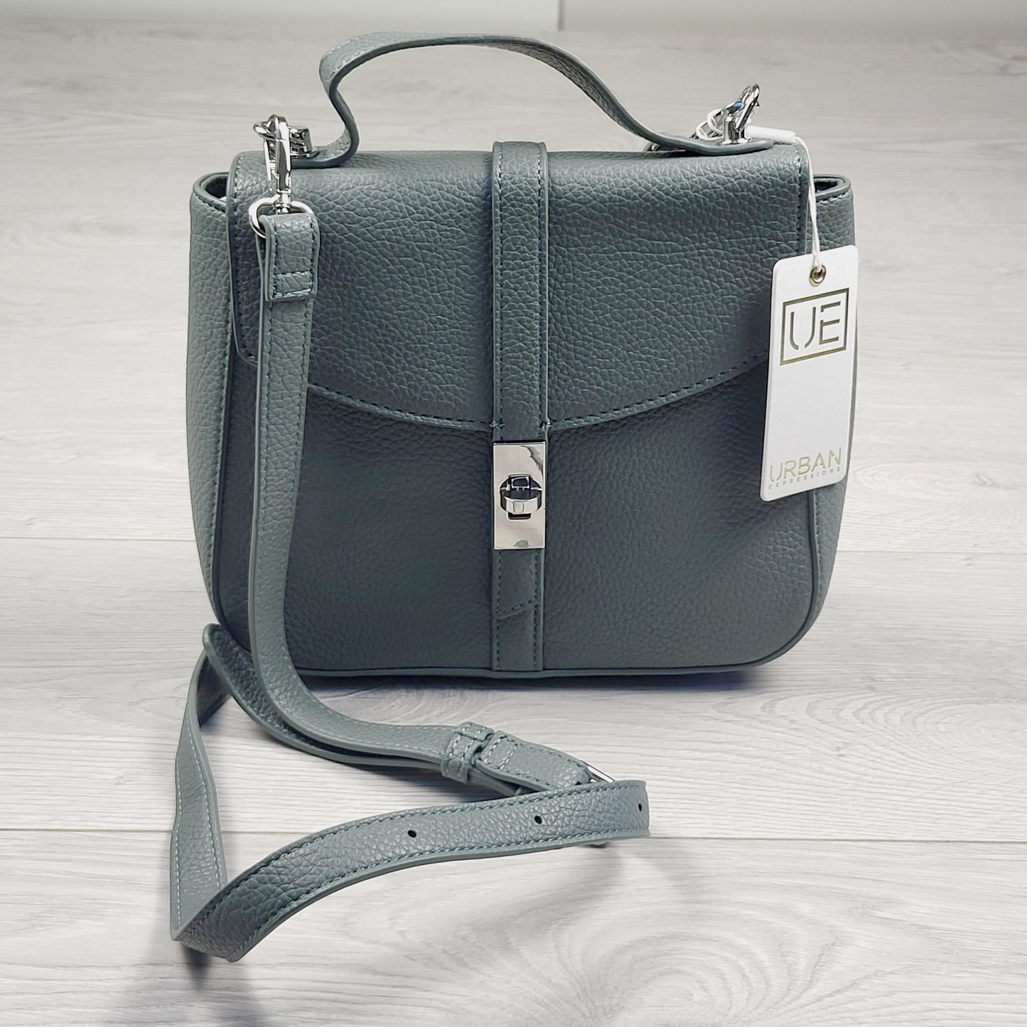 AMLE1 - NEW - Urban Expressions pebble vegan leather crossbody bag