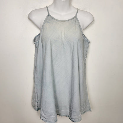 AMLE1 - NEW - Velvet Heart distressed denim look cami tank. Size small