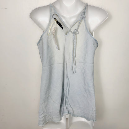 AMLE1 - NEW - Velvet Heart distressed denim look cami tank. Size small