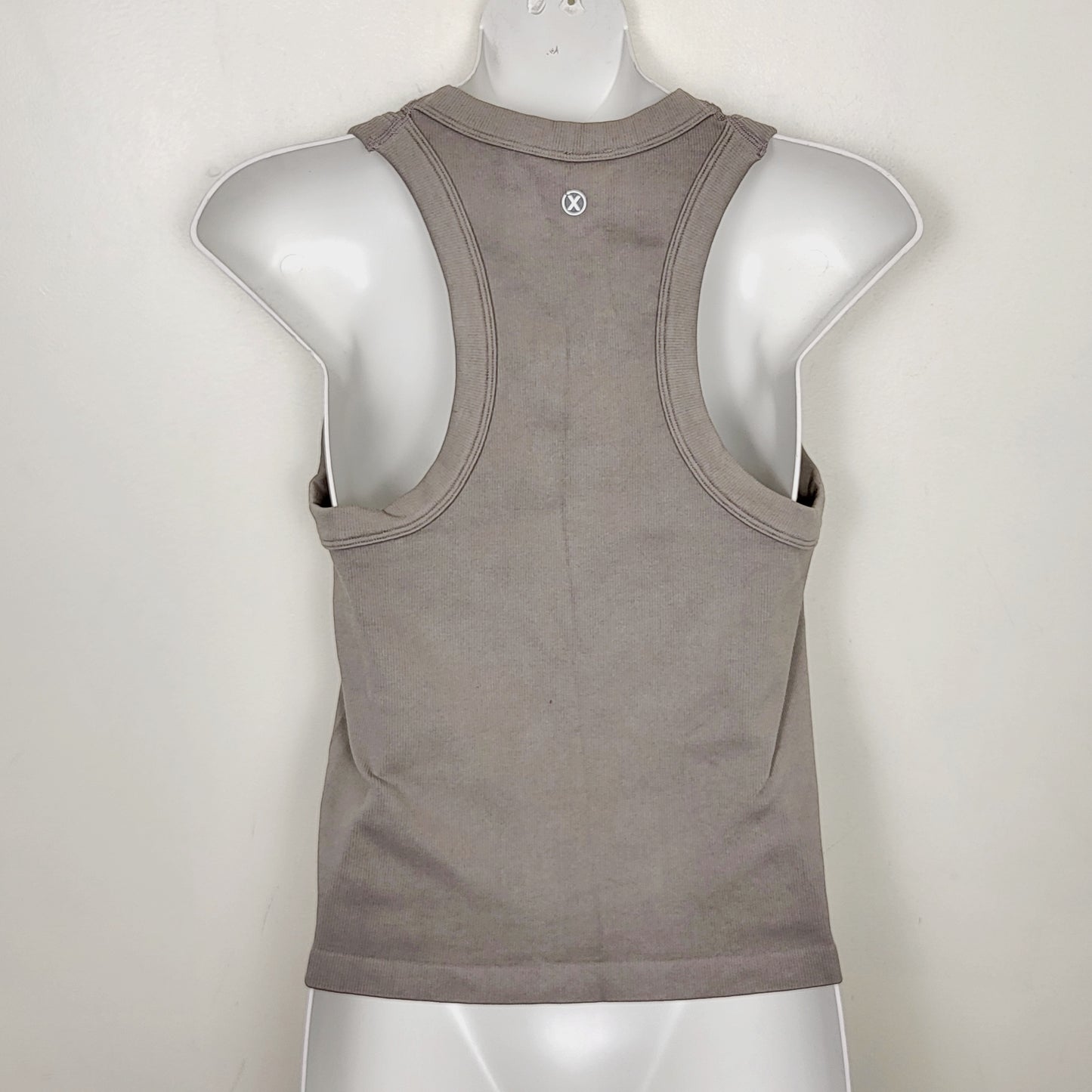 BBIN1 - Reflex cropped rib knit tank top. Size large