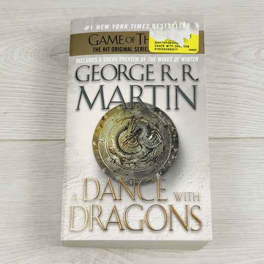 BBIN1 - A Dance With Dragons. Soft cover novel. LOCAL pick up or delivery only