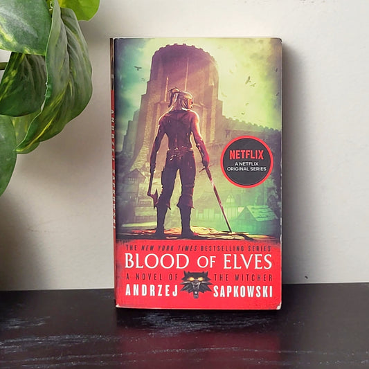MFAIR1 - Blood of Elves. Soft cover fantasy novel. NO SHIPPING