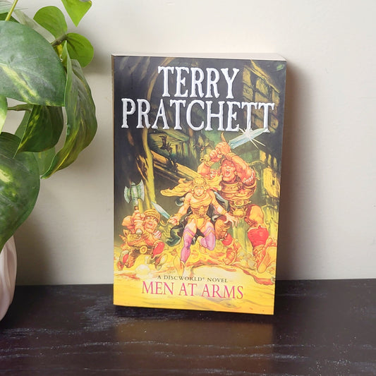 MFAIR1 - Men at Arms. Soft cover novel.  NO SHIPPING