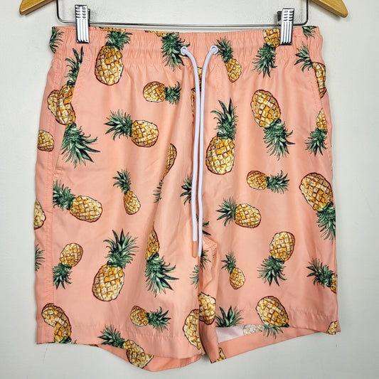 DZAV2 - Trunks pineapple board shorts / swim shorts. Men's size small