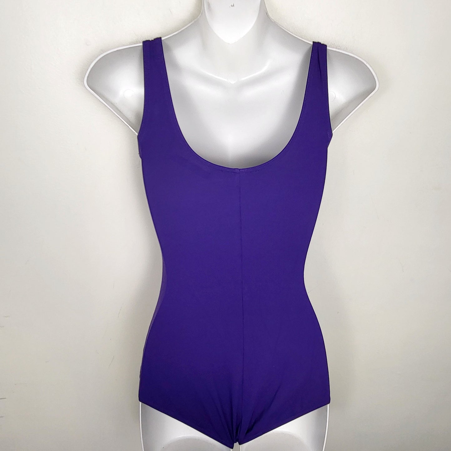 DZAV2 - Capezio purple v-neck camisole dance bodysuit. Size medium