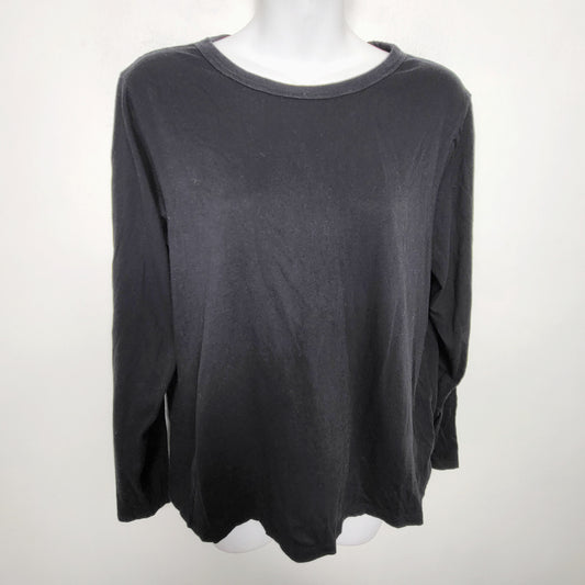 COWN1 - Old Navy black Everywear long sleeved t-shirt. Size large