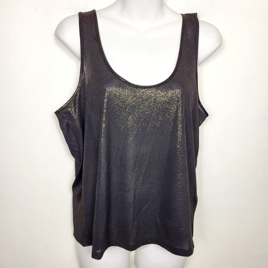 JKZ2 - NEW - Own (Next) shimmery bronze scoop neck top. Size small
