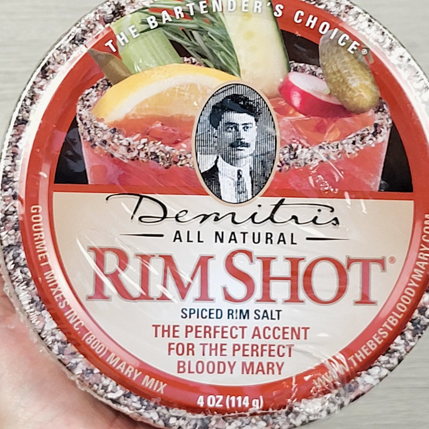 JJON1 - NEW - Bloody Mary coaster and drink rim set